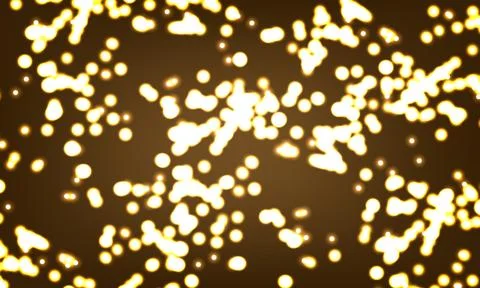 Abstract connections on gold background. Tech concept. イラスト素材