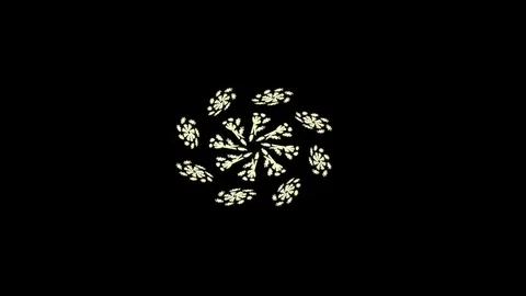 Abstract connections moving in space Stock Footage 72741675