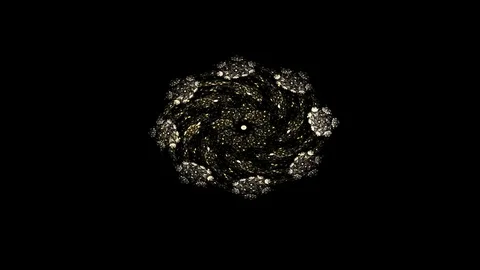 Abstract connections moving in space Stock Footage 72741769