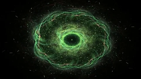 Abstract connections moving in space Stock Footage 72741817