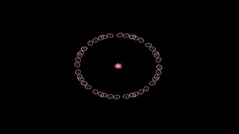 Abstract connections moving in space Stock Footage 72741831