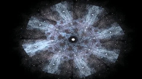 Abstract connections moving in space Video stock 72955104