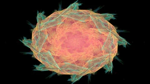 Abstract connections moving in space Video stock 72955184