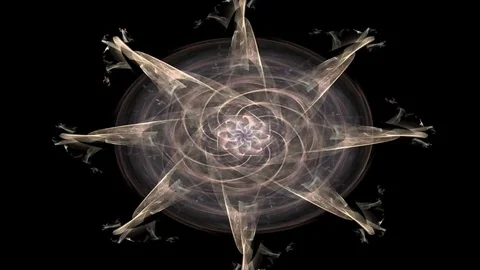 Abstract connections moving in space Video stock 72955227