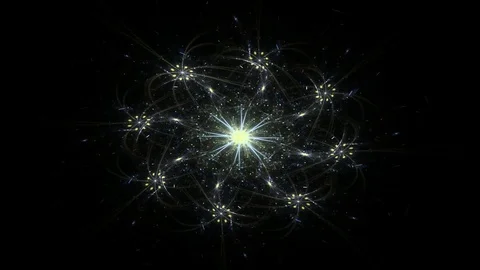 Abstract connections moving in space Video stock 72955242