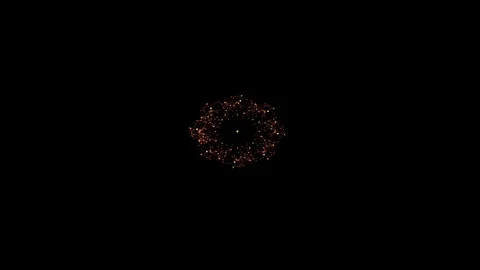 Abstract connections moving in space Video stock 72955274