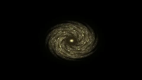 Abstract connections moving in space Video stock 72955293