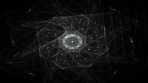 Abstract connections moving in space Video stock 72955300