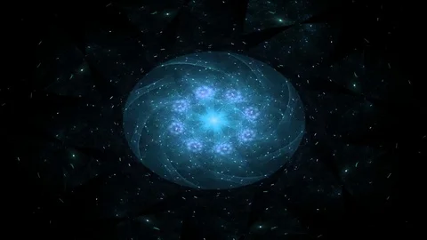 Abstract connections moving in space Video stock 72955330