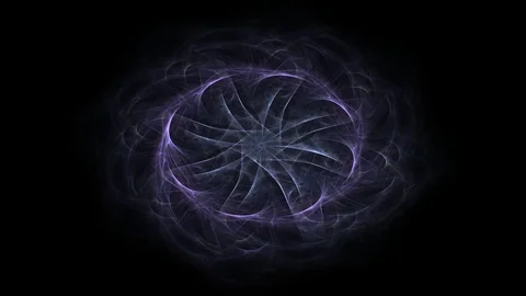 Abstract connections moving in space Stock Footage 73183656