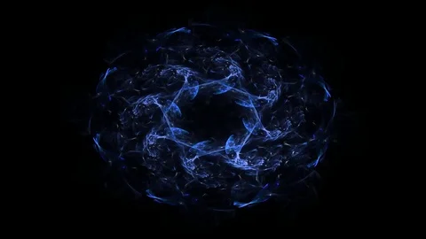 Abstract connections moving in space Stock Footage 73183903