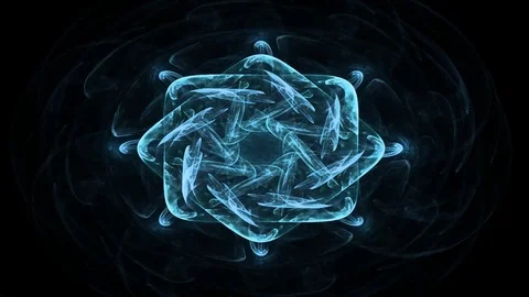 Abstract connections moving in space Stock Footage 73183918