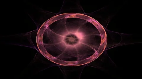 Abstract connections moving in space Stock Footage 73183935