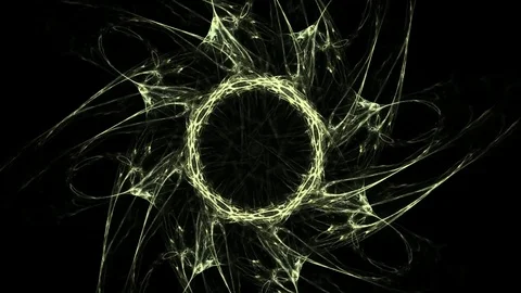 Abstract connections moving in space Stock Footage 80437395