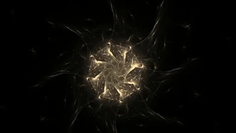 Abstract connections moving in space Stock Footage 80437521