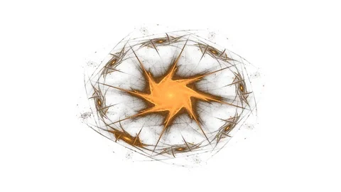 Abstract connections moving in space Stock Footage 95687042