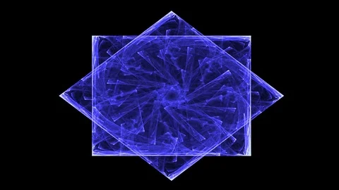 Abstract connections moving in space Stock Footage 124808485