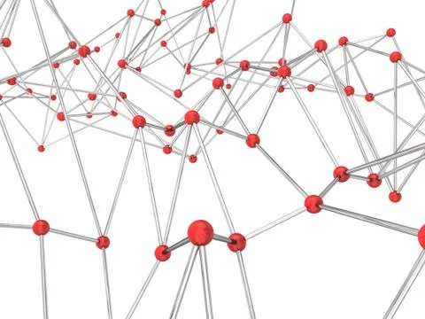 Abstract connections network Stock Illustration