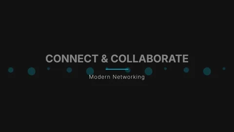 Abstract connectivity background for teamwork, collaboration, and business .. Stock Footage 337502018