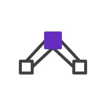 Abstract connectivity graphic representation featuring geometrical shapes a.. イラスト素材