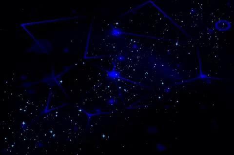 Abstract constellation Stock Illustration