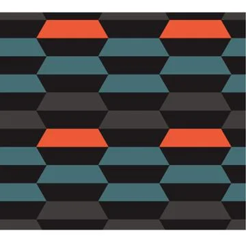 Abstract construction blocks seamless pattern Illustrazione stock