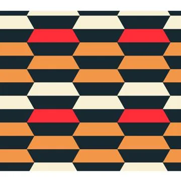 Abstract construction blocks seamless pattern Stock Illustration
