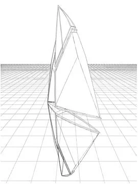 Abstract Construction Of The Line Vector イラスト素材