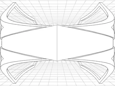 Abstract Construction Structure Vector イラスト素材