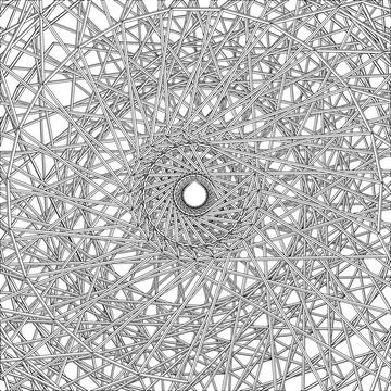 Abstract Construction Structure Vector Stockillustratie