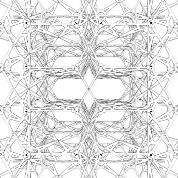 Abstract Construction Structure Vector Stock Illustration