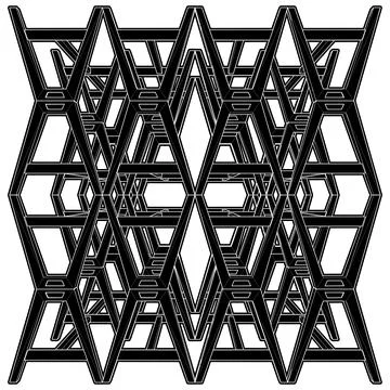 Abstract Construction Structure Vector 스톡 일러스트