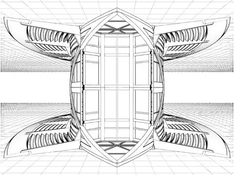 Abstract Construction Structure Vector イラスト素材