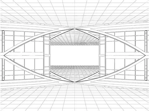 Abstract Construction Structure Vector イラスト素材