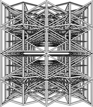 Abstract Construction Structure Vector イラスト素材