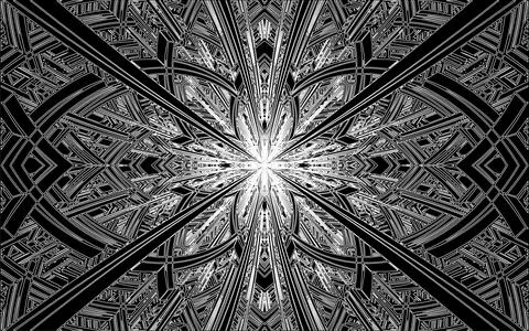 Abstract Construction Structure Vector Stock Illustration