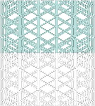 Abstract Construction Structure Vector Stock Illustration