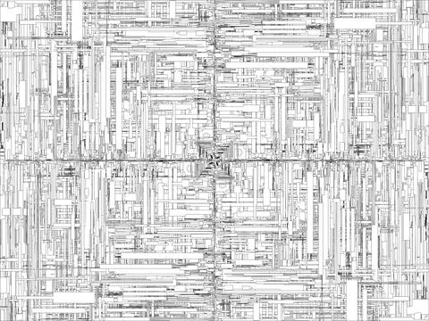 Abstract Construction Structure Vector Stock Illustration