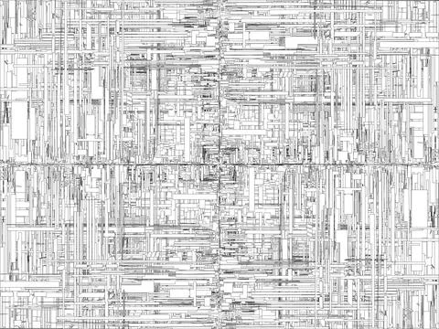 Abstract Construction Structure Vector Stockillustratie