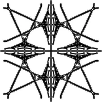 Abstract Construction Structure Vector. Stock Illustration