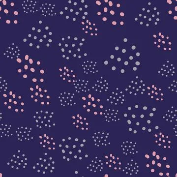 Abstract contemporary modern trendy seamless patterns. Hand drawn various rou イラスト素材