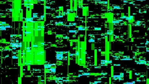 Abstract contemporary print made of distorted colorful pixels Illustration