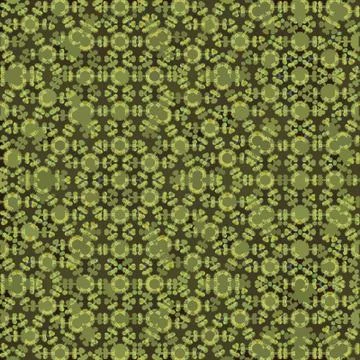 Abstract continuous mosaic pattern for wallpaper or textile design. Olive and イラスト素材
