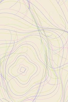 Abstract Contour Lines Pattern Stock Photos