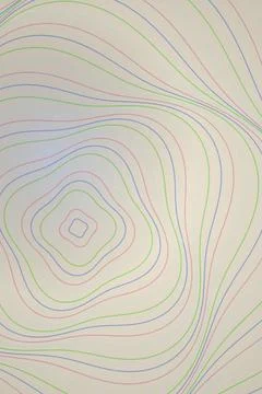 Abstract Contour Lines Wave Pattern Stock Photos