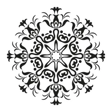 Abstract contour pattern Stock Illustration