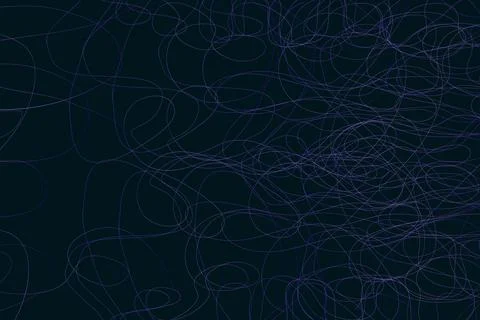 Abstract contours of ellipses Stock Illustration