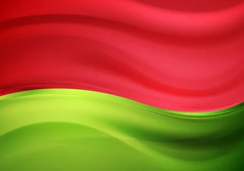 Abstract contrast colors vector waves design Abstract contrast colors brig... 写真素材