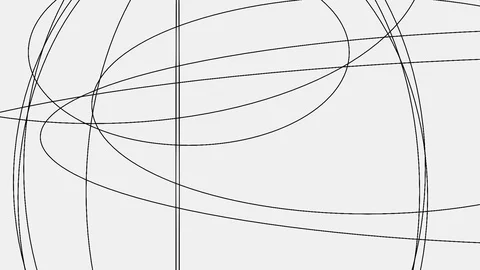 Abstract contrast shape lines flickering. chaotic geometric pattern loop. Stock Footage 118311777