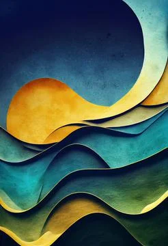 Abstract contrast waves pattern Stock Illustration